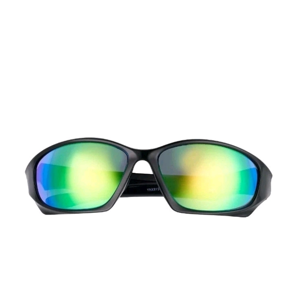 Kohl's Black Sunglasses with Green and Blue Lenses